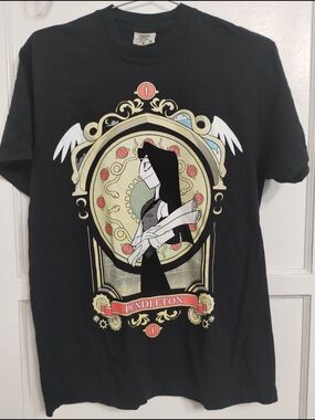 Comfort Colors Black Graphic Men's T-Shirt - Illustrated Front Art